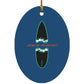 Broken Board Oval - Ornament - Jesus Surfed Apparel Co. 