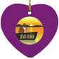 Cast the Line - Heart Ornament - Jesus Surfed Apparel Co. 