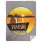 Cast the Line - Premium Mink Sherpa Blanket 60x80 - Jesus Surfed Apparel Co. 