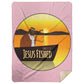 Cast the Line - Premium Mink Sherpa Blanket 60x80 - Jesus Surfed Apparel Co. 