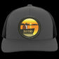 Cast the Line - Trucker Snap Back - Circle Patch - Jesus Surfed Apparel Co. 