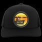 Cast the Line - Trucker Snap Back - Circle Patch - Jesus Surfed Apparel Co. 