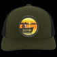 Cast the Line - Trucker Snap Back - Circle Patch - Jesus Surfed Apparel Co. 