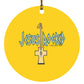 Cross Guitar - Circle Ornament - Jesus Surfed Apparel Co. 