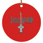 Cross Guitar - Circle Ornament - Jesus Surfed Apparel Co. 
