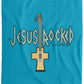 Cross Guitar - Cozy Plush Fleece Blanket - 60x80 - Jesus Surfed Apparel Co. 