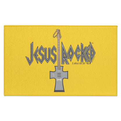 Cross Guitar - Indoor Doormat - Jesus Surfed Apparel Co. 