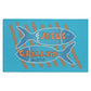 Cross Guitar - Indoor Doormat - Jesus Surfed Apparel Co. 