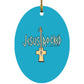 Cross Guitar - Oval Ornament - Jesus Surfed Apparel Co. 