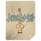 Cross Guitar - Premium Mink Sherpa Blanket 60x80 - Jesus Surfed Apparel Co. 