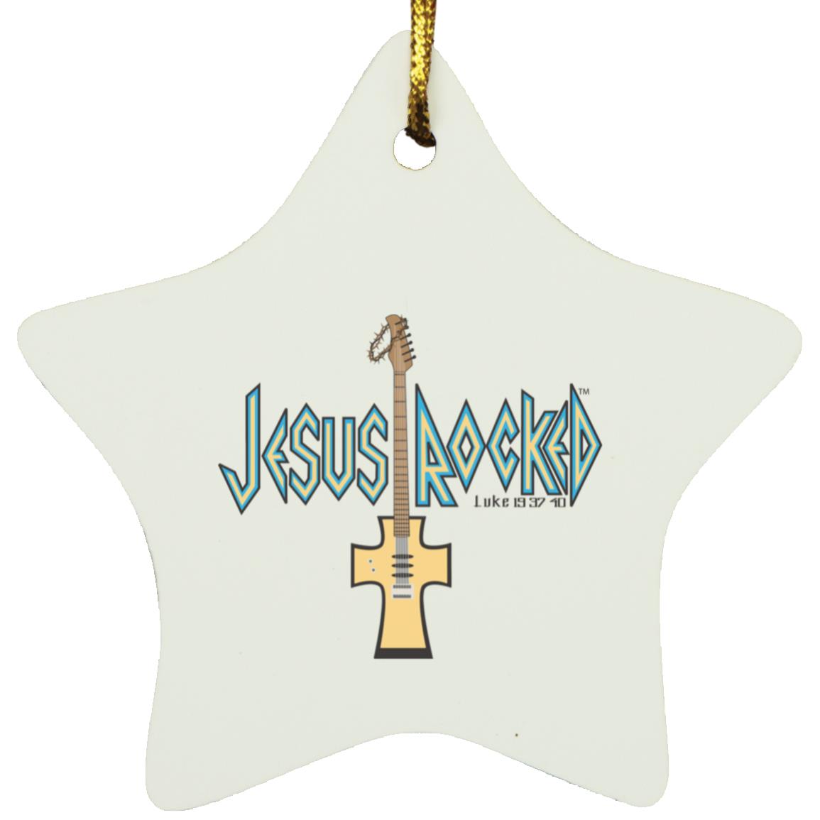 Cross Guitar - Star Ornament - Jesus Surfed Apparel Co. 