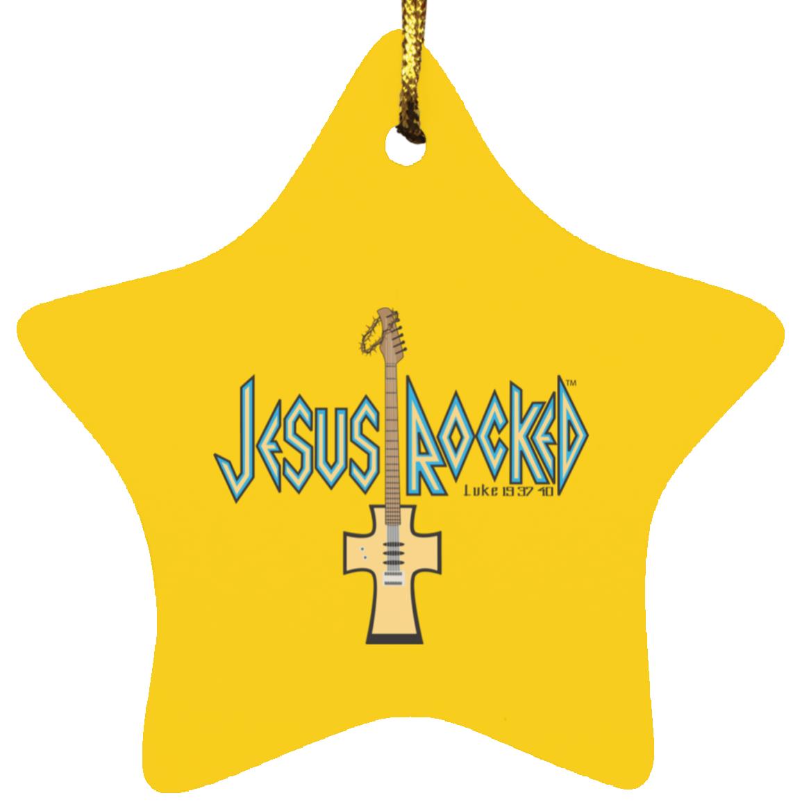 Cross Guitar - Star Ornament - Jesus Surfed Apparel Co. 