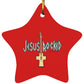 Cross Guitar - Star Ornament - Jesus Surfed Apparel Co. 