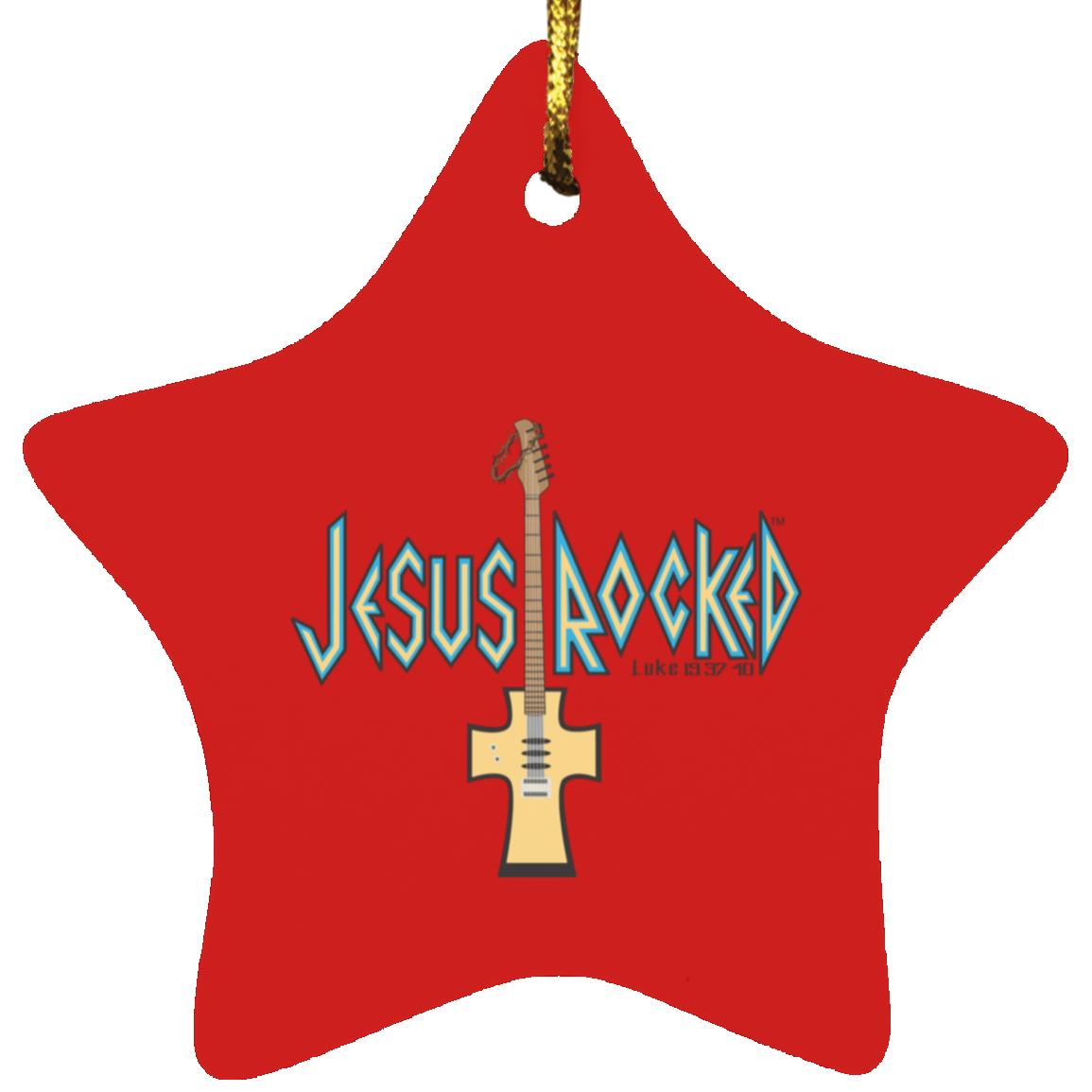 Cross Guitar - Star Ornament - Jesus Surfed Apparel Co. 
