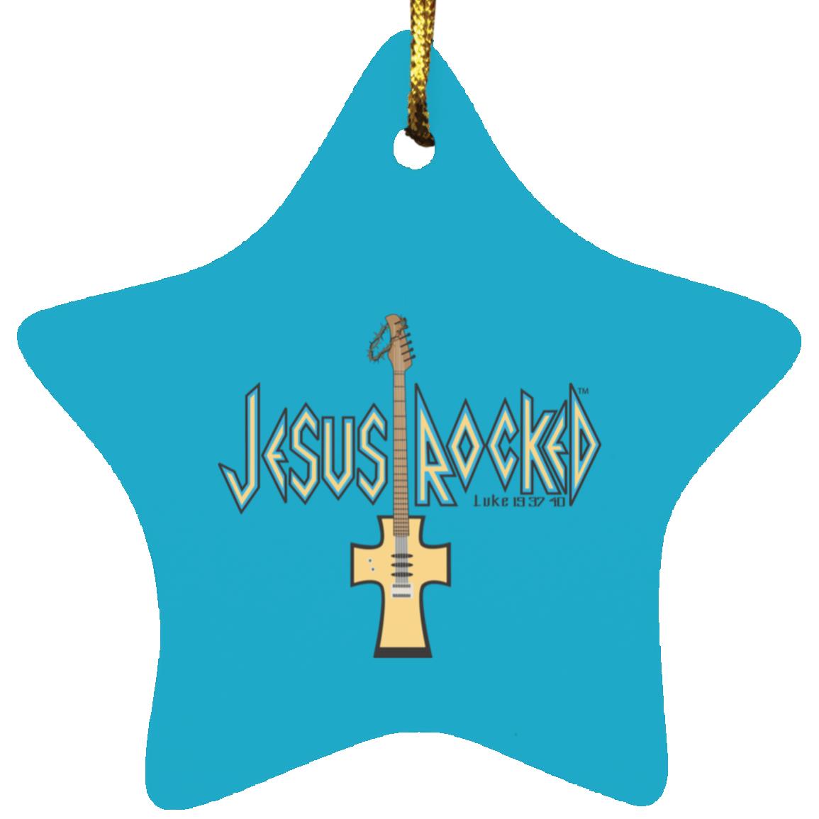 Cross Guitar - Star Ornament - Jesus Surfed Apparel Co. 