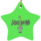 Cross Guitar - Star Ornament - Jesus Surfed Apparel Co. 
