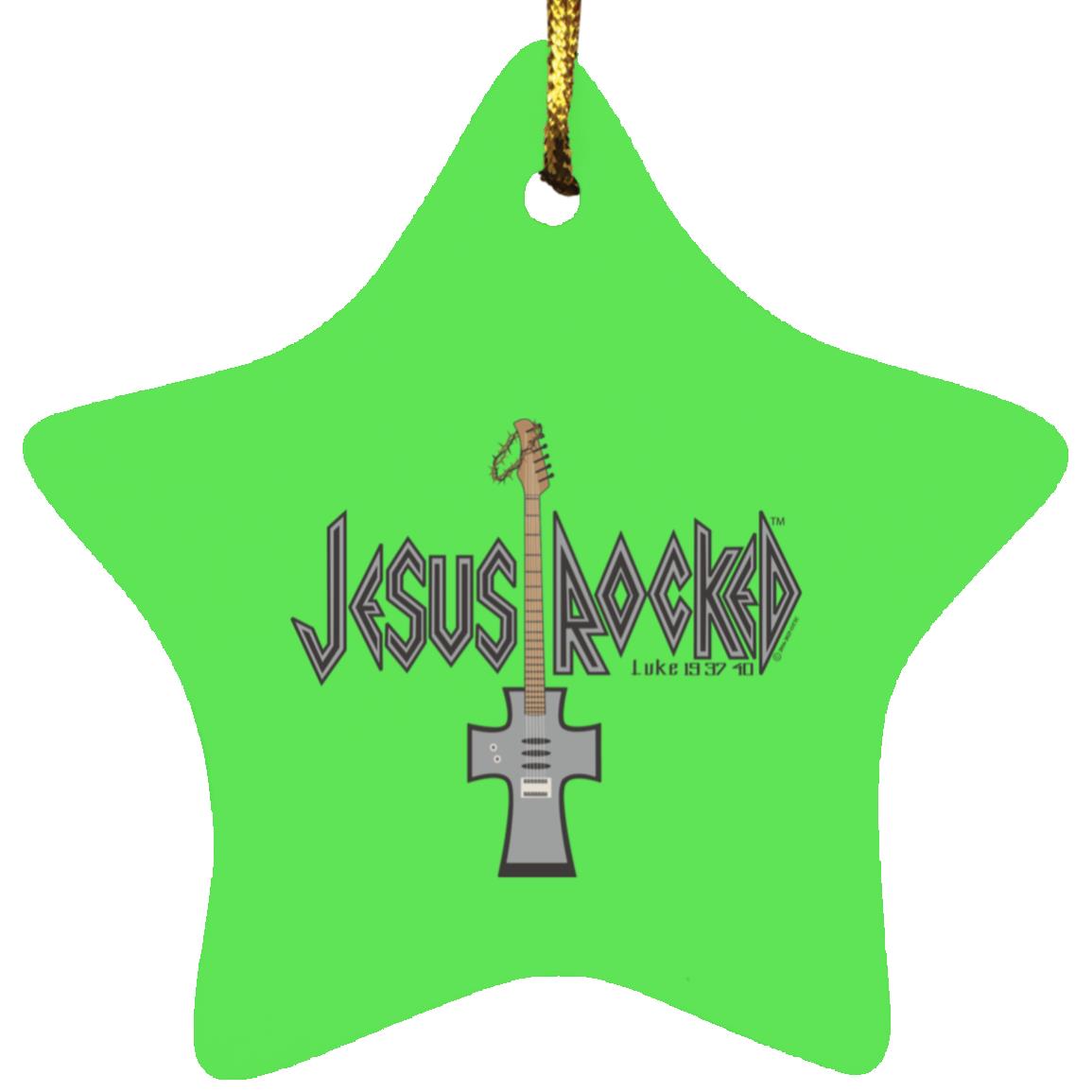 Cross Guitar - Star Ornament - Jesus Surfed Apparel Co. 