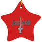 Cross Guitar - Star Ornament - Jesus Surfed Apparel Co. 