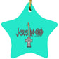 Cross Guitar - Star Ornament - Jesus Surfed Apparel Co. 