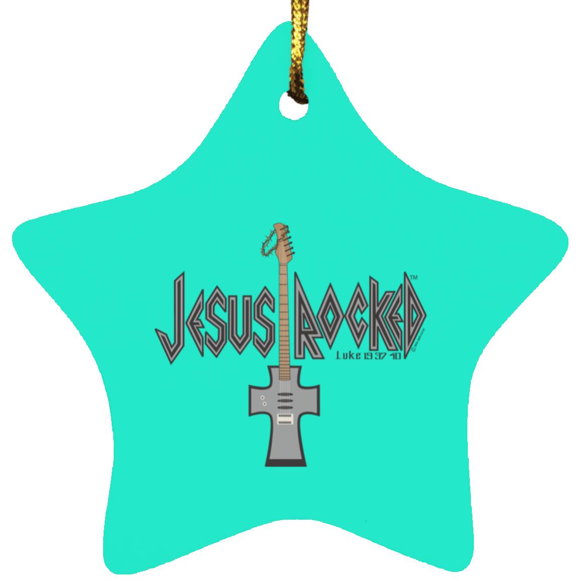Cross Guitar - Star Ornament - Jesus Surfed Apparel Co. 