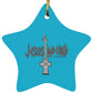 Cross Guitar - Star Ornament - Jesus Surfed Apparel Co. 