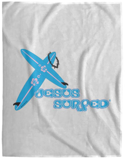 Crossboards - Cozy Plush Fleece Blanket - 60x80 - Jesus Surfed Apparel Co. 