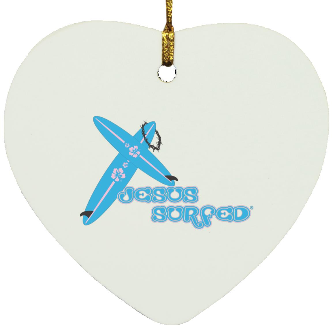 Crossboards - Heart Ornament - Jesus Surfed Apparel Co. 