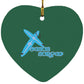 Crossboards - Heart Ornament - Jesus Surfed Apparel Co. 