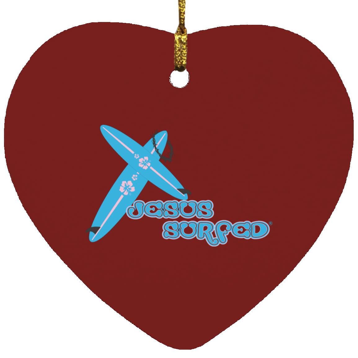 Crossboards - Heart Ornament - Jesus Surfed Apparel Co. 