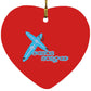 Crossboards - Heart Ornament - Jesus Surfed Apparel Co. 