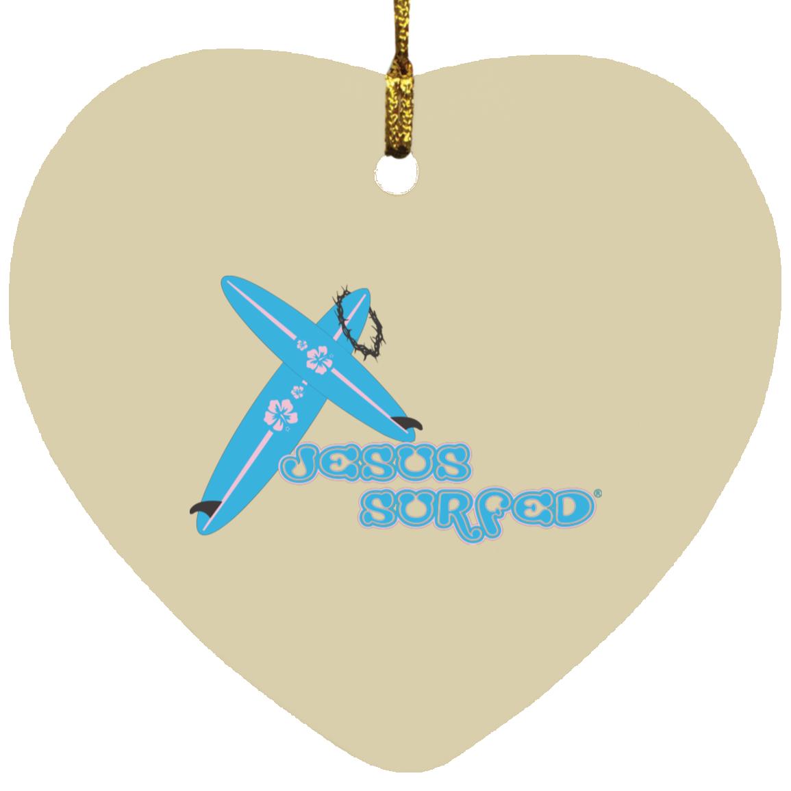 Crossboards - Heart Ornament - Jesus Surfed Apparel Co. 