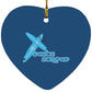 Crossboards - Heart Ornament - Jesus Surfed Apparel Co. 