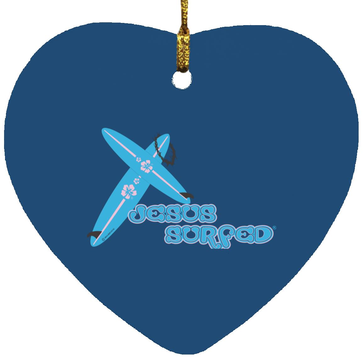 Crossboards - Heart Ornament - Jesus Surfed Apparel Co. 
