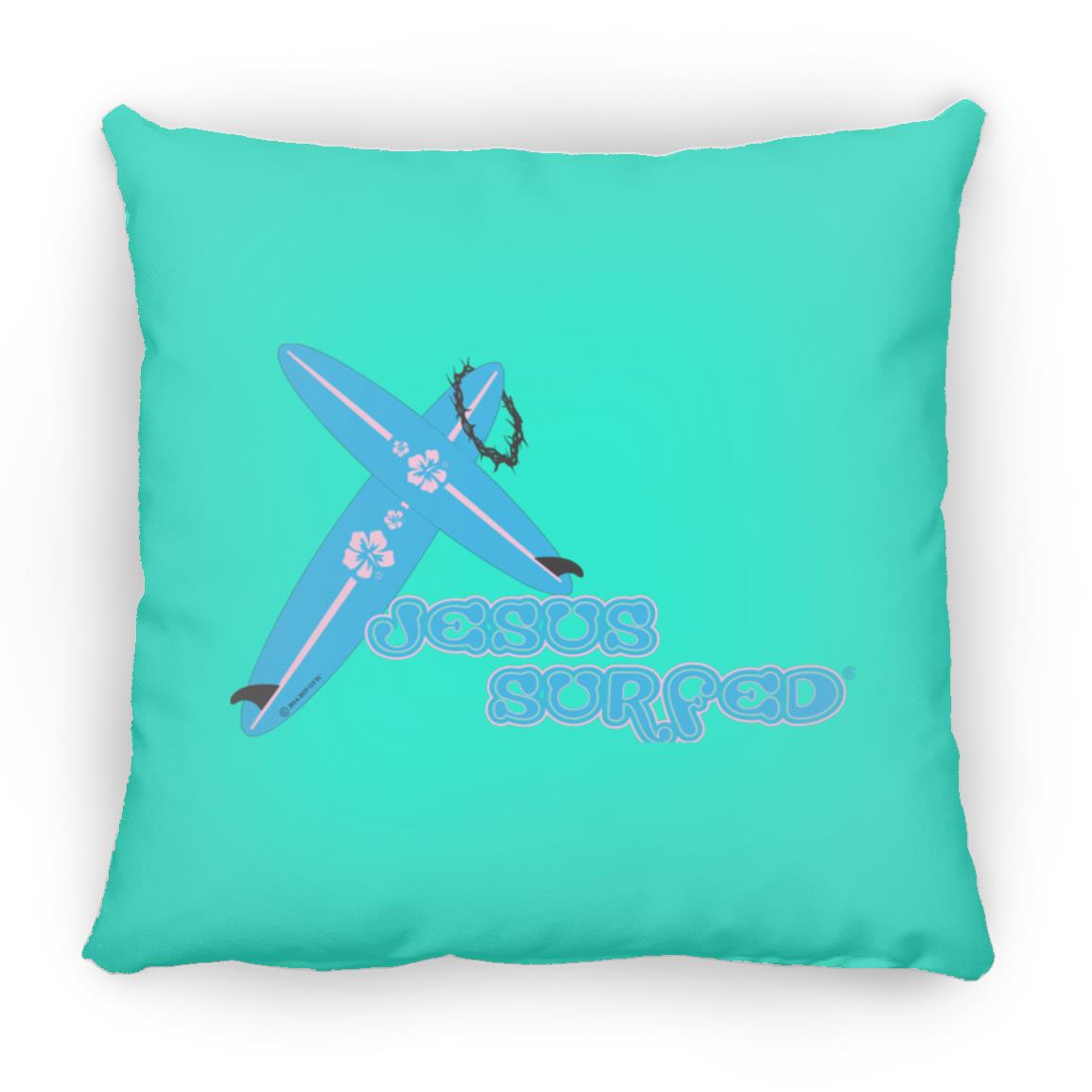 Crossboards - Large Square Pillow - Jesus Surfed Apparel Co. 