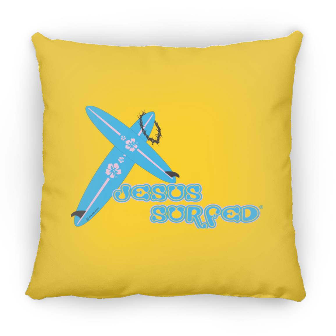 Crossboards - Large Square Pillow - Jesus Surfed Apparel Co. 