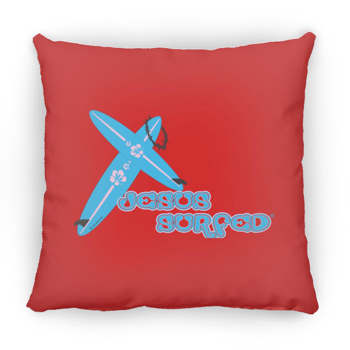 Crossboards - Large Square Pillow - Jesus Surfed Apparel Co. 