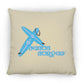 Crossboards - Large Square Pillow - Jesus Surfed Apparel Co. 