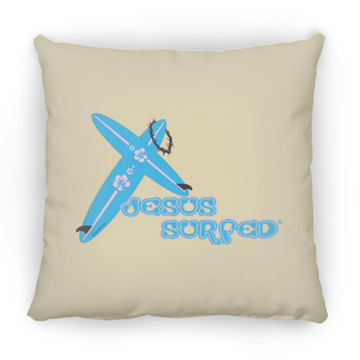 Crossboards - Large Square Pillow - Jesus Surfed Apparel Co. 