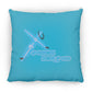 Crossboards - Large Square Pillow - Jesus Surfed Apparel Co. 