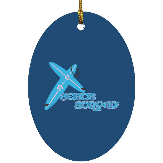 Crossboards - Oval Ornament - Jesus Surfed Apparel Co. 