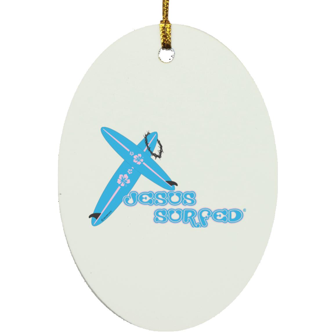 Crossboards - Oval Ornament - Jesus Surfed Apparel Co. 