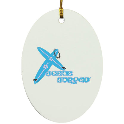 Crossboards - Oval Ornament - Jesus Surfed Apparel Co. 