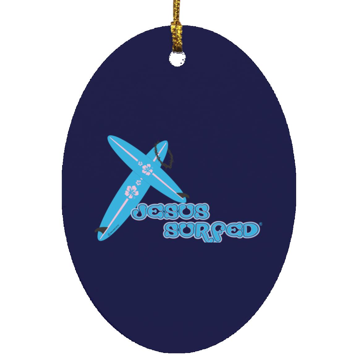 Crossboards - Oval Ornament - Jesus Surfed Apparel Co. 