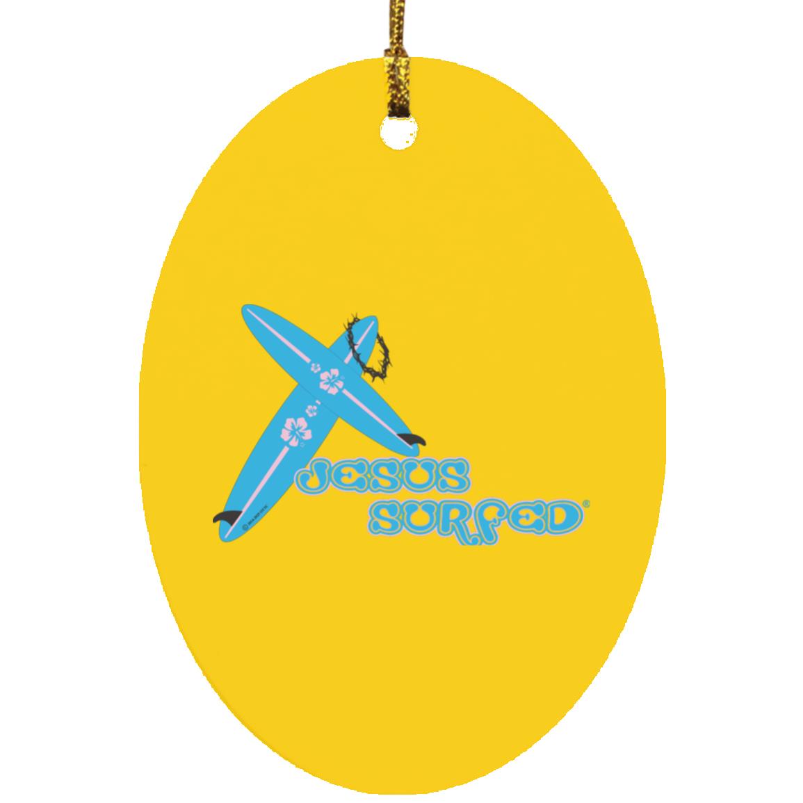 Crossboards - Oval Ornament - Jesus Surfed Apparel Co. 