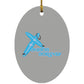 Crossboards - Oval Ornament - Jesus Surfed Apparel Co. 