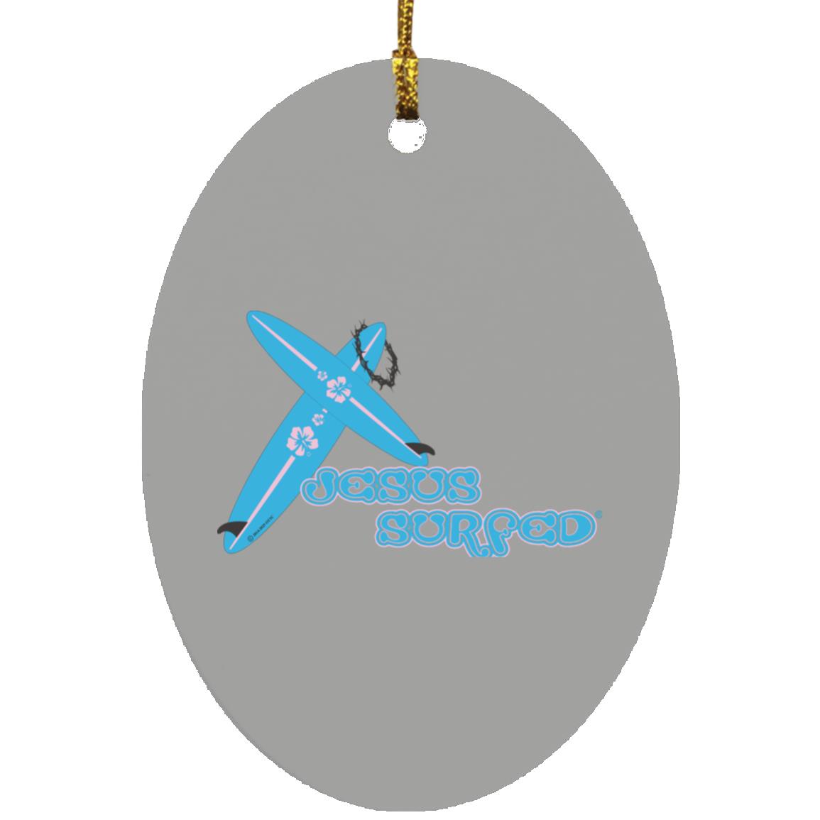 Crossboards - Oval Ornament - Jesus Surfed Apparel Co. 