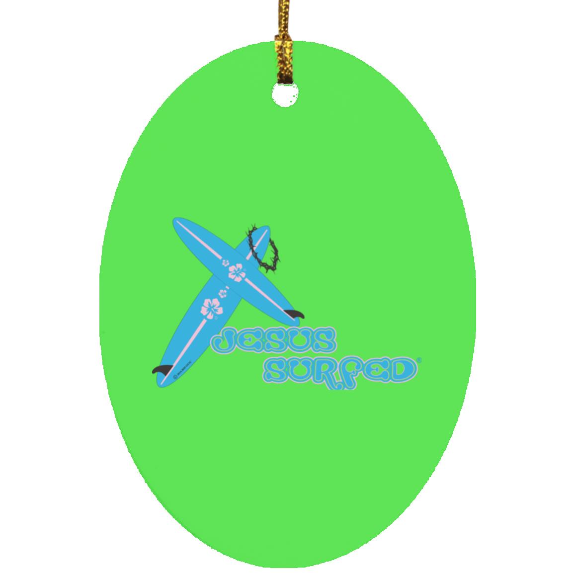 Crossboards - Oval Ornament - Jesus Surfed Apparel Co. 