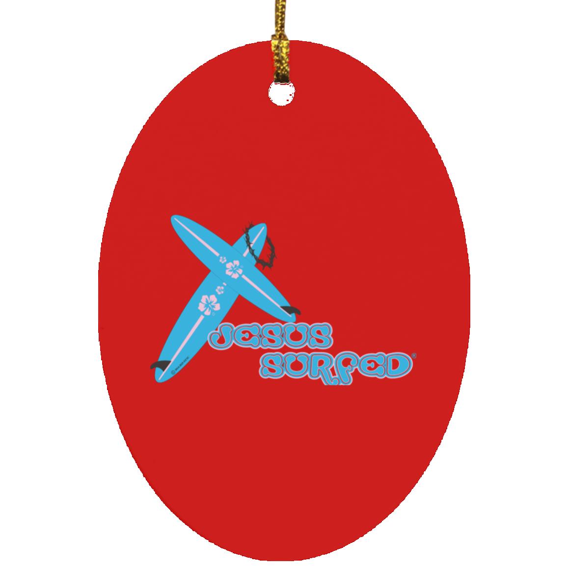 Crossboards - Oval Ornament - Jesus Surfed Apparel Co. 