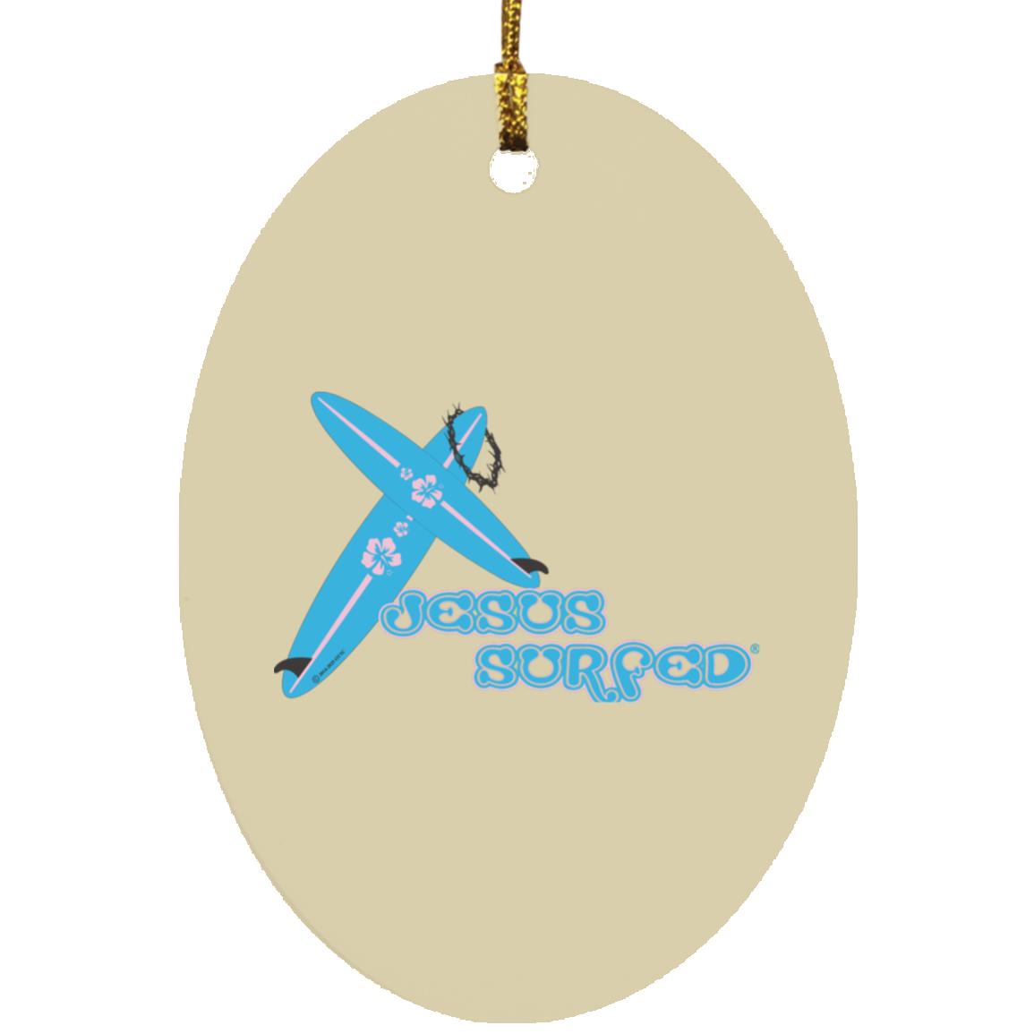 Crossboards - Oval Ornament - Jesus Surfed Apparel Co. 