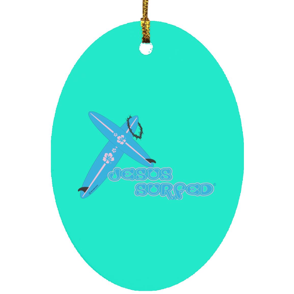 Crossboards - Oval Ornament - Jesus Surfed Apparel Co. 